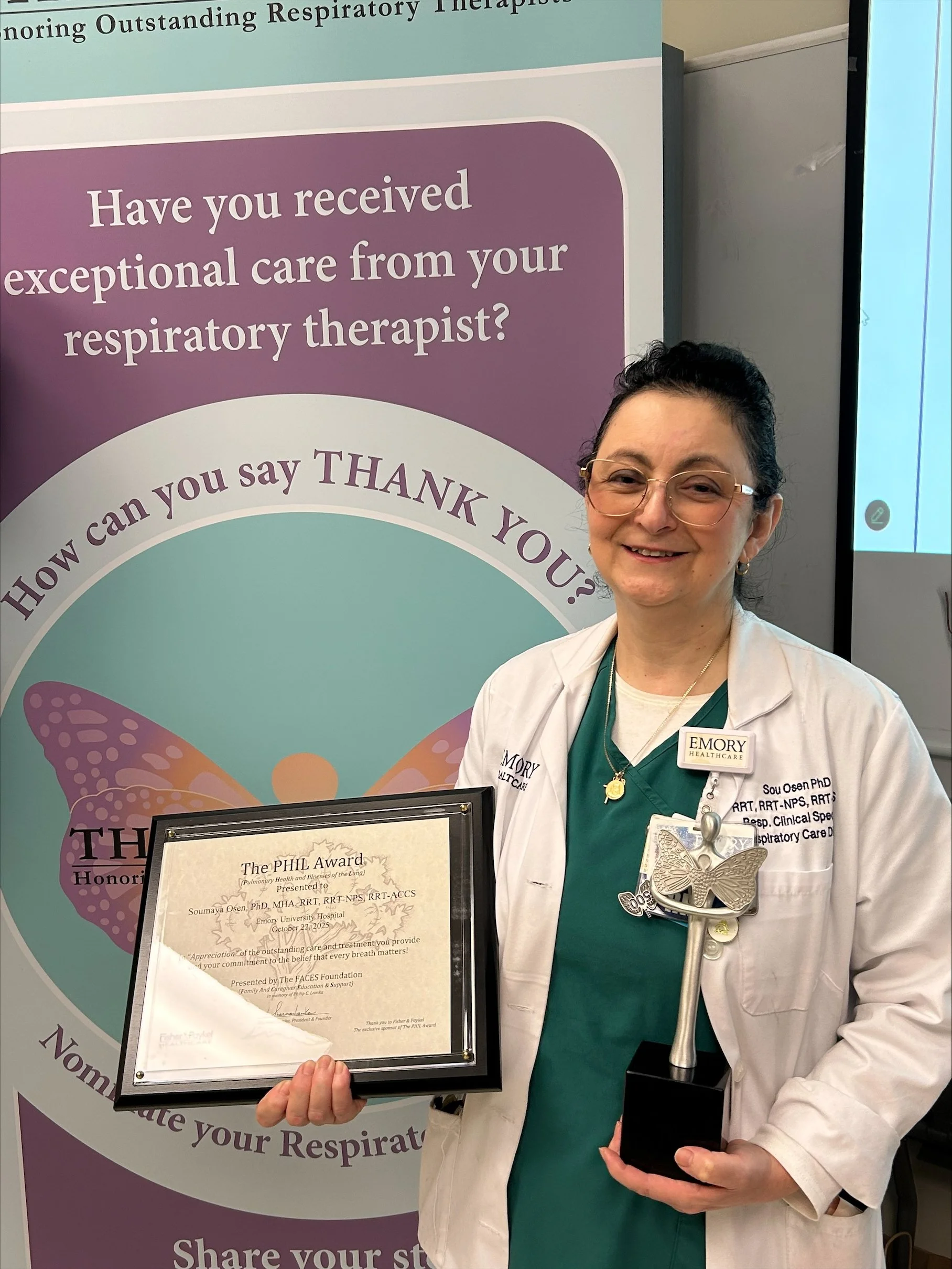 Soumaya Osen, PhD, MHA, RRT, RRT-NPS, RRT-ACCS | Emory University Hospital