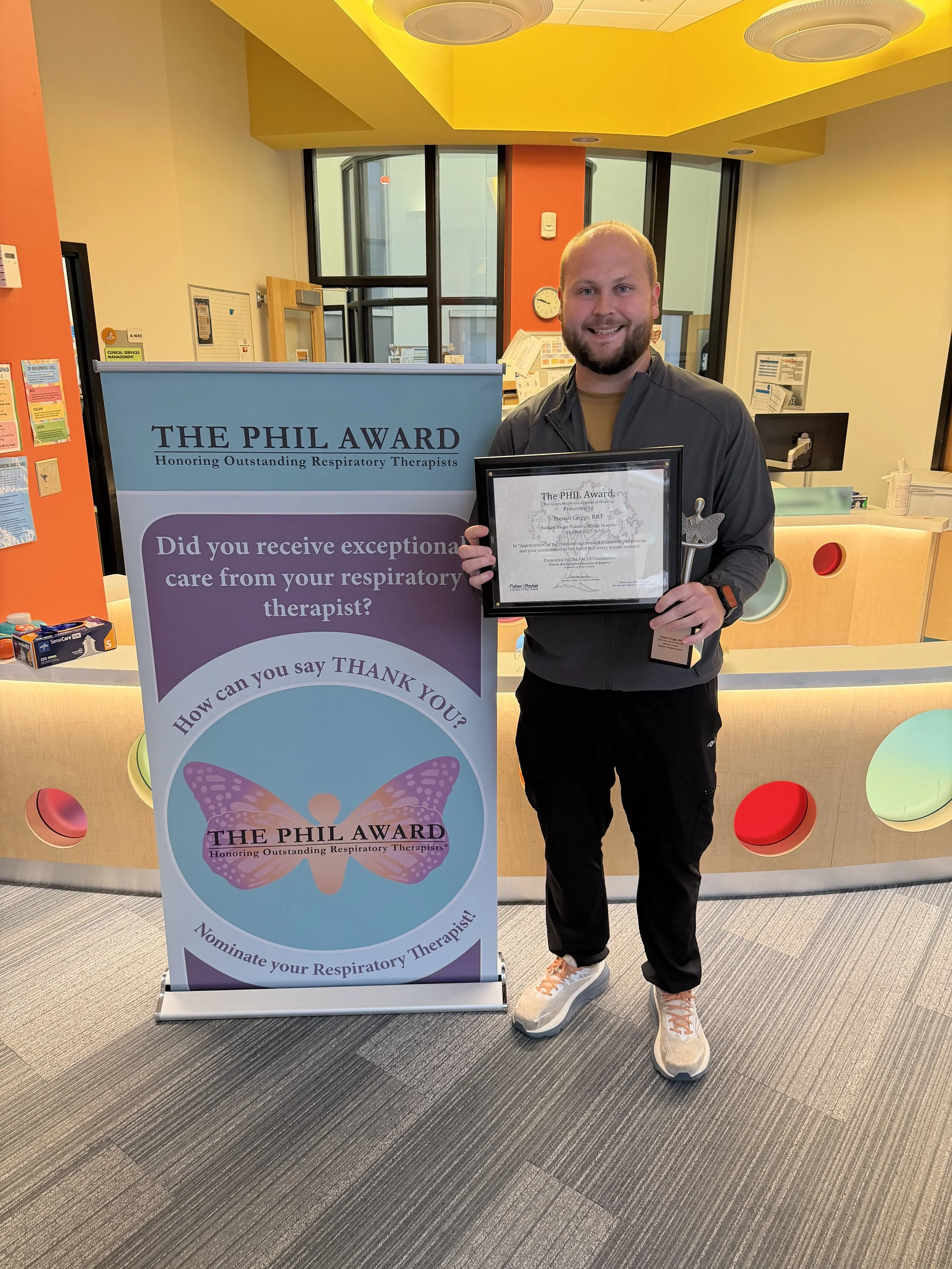  Preston Griggs, RRT | Ranken Jordan Pediatric Bridge Hospital 