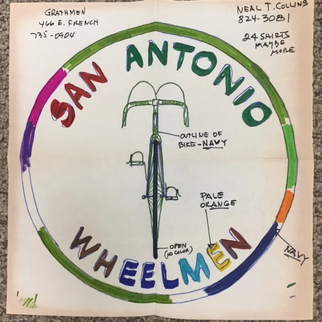 Early Wheelmen Shirt Design circa 1973.JPG