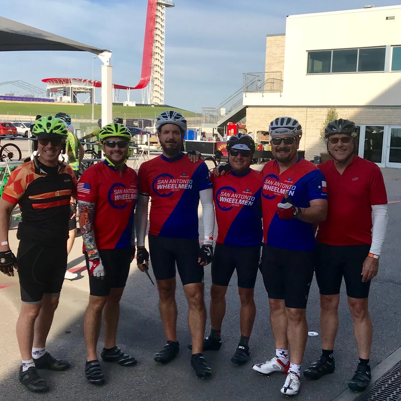Eric Evans is third from the left
