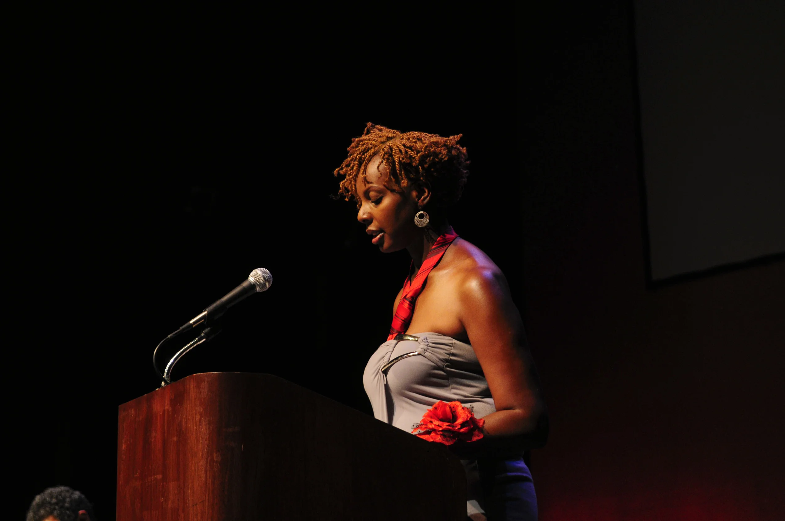 Moderator Esther Armah