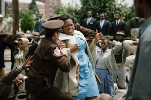 Oprah Winfrey as Anna Lee Cooper in the movie Selma. 