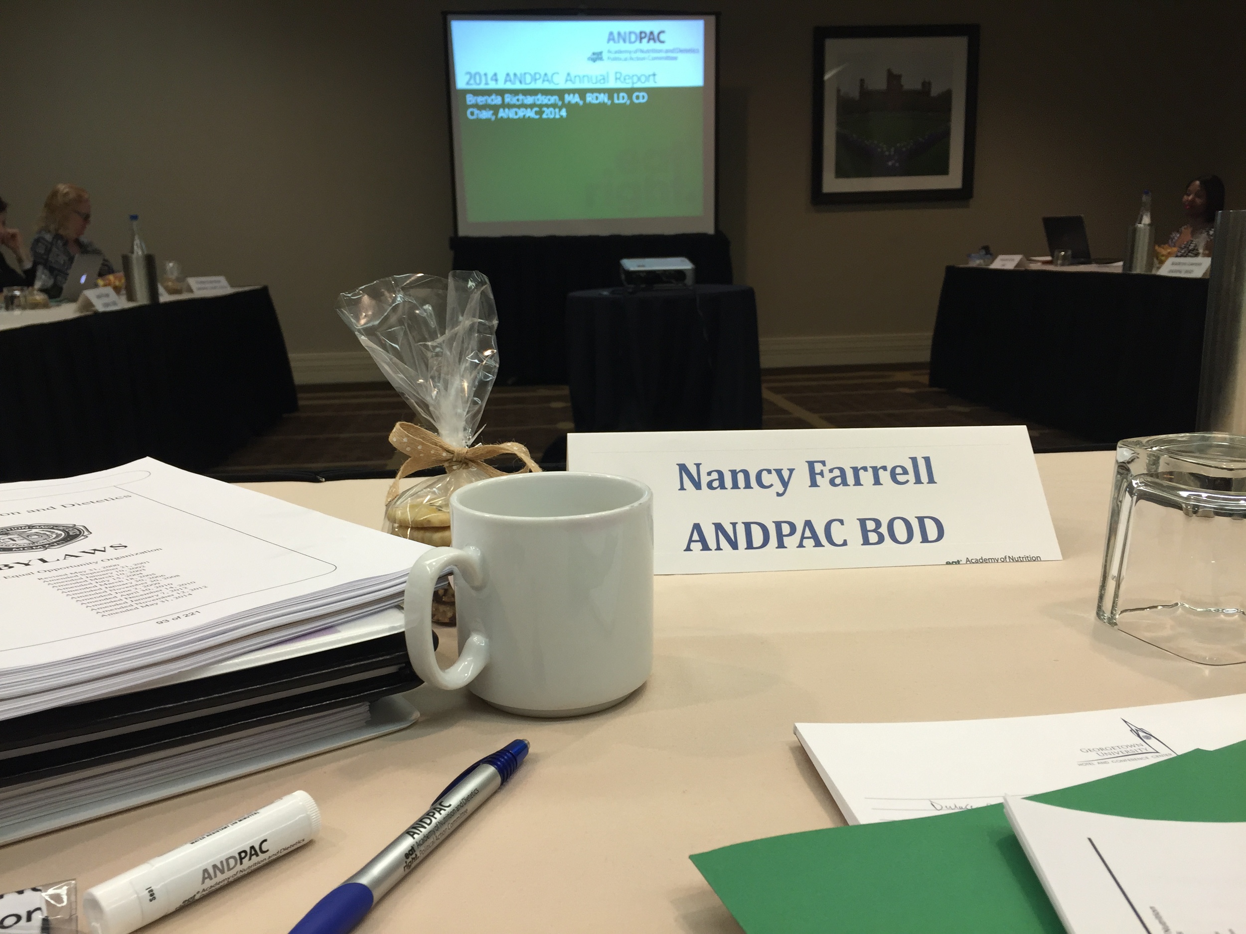 Academy of Nutrition and Dietetics Political Action Committee Board of Directors (Vice Chair 2015).