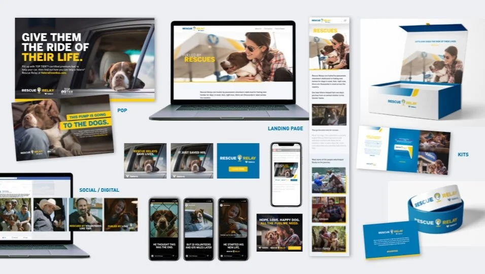  Rescue Relay campaign ecosystem 