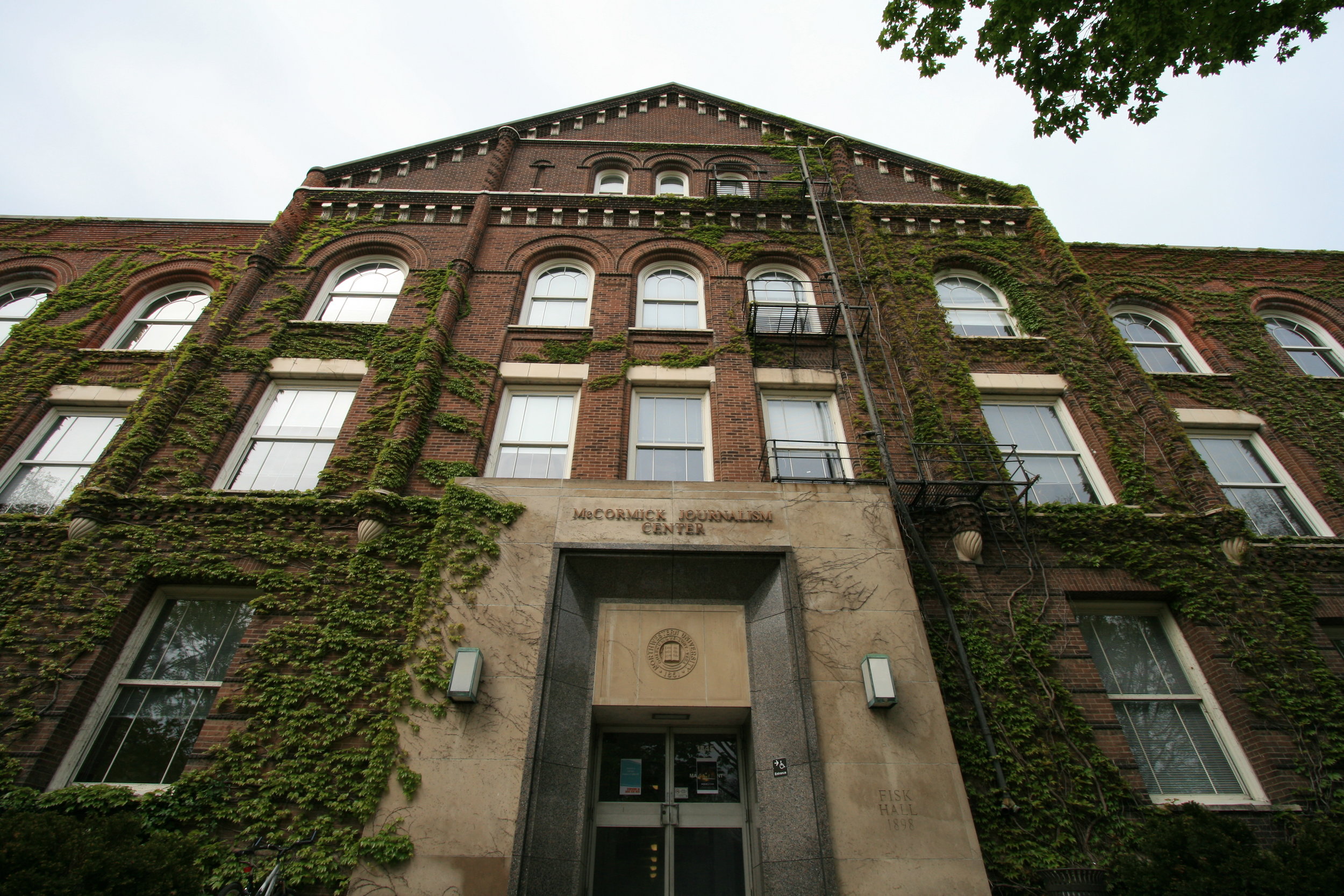 Medill, Fisk Hall at Northwestern.