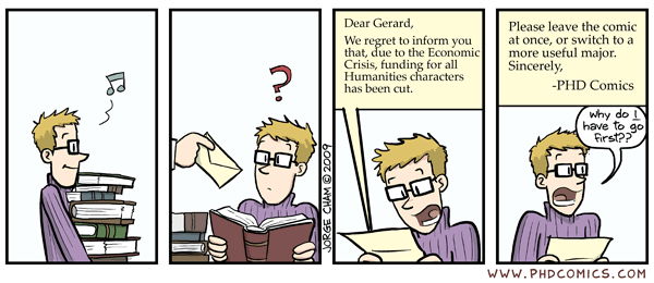 Image: "Piled Higher and Deeper" by Jorge Cham / www.phdcomics.com