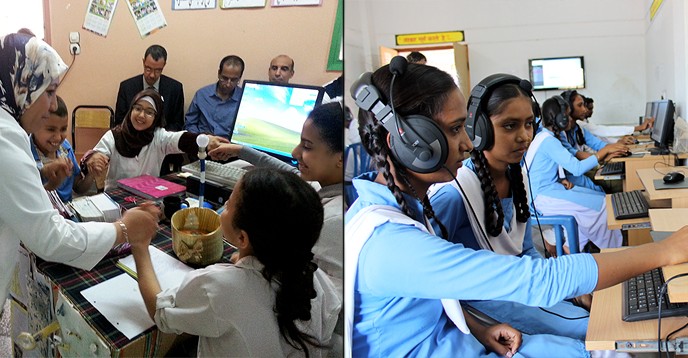 In this edition, the UNESCO King Hamad Bin Isa Al-Khalifa Prize for Innovation in Education is awarded to the use of information and communication technologies (ICT) to increase access to quality education. - Photo: UNESCO / The GENIE Program & The CLIX Program.