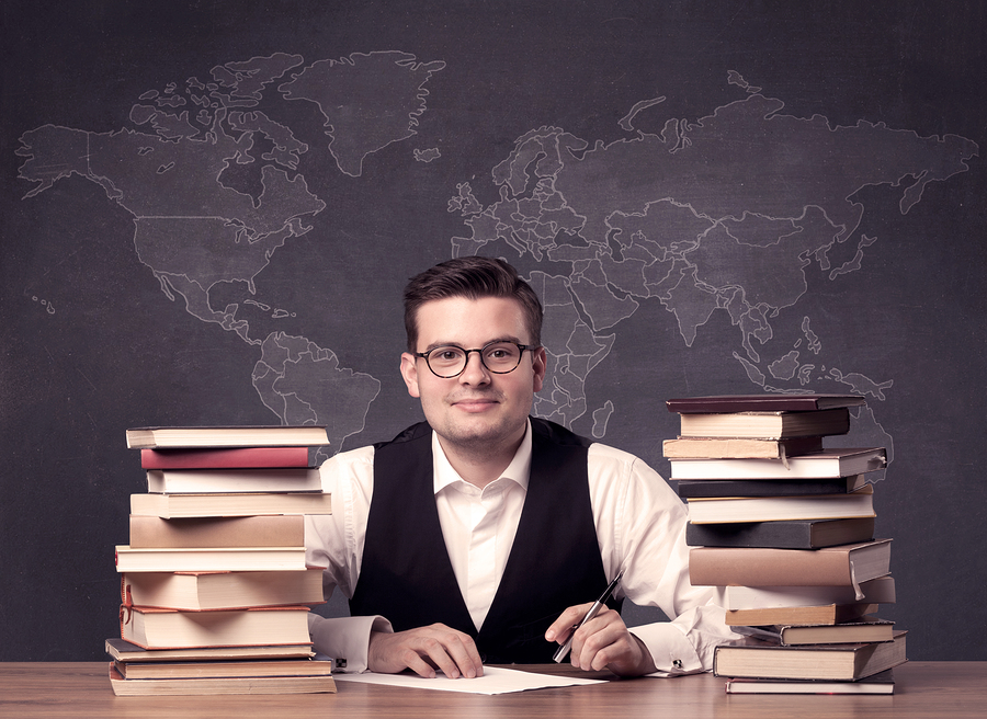 Professor and researcher on class