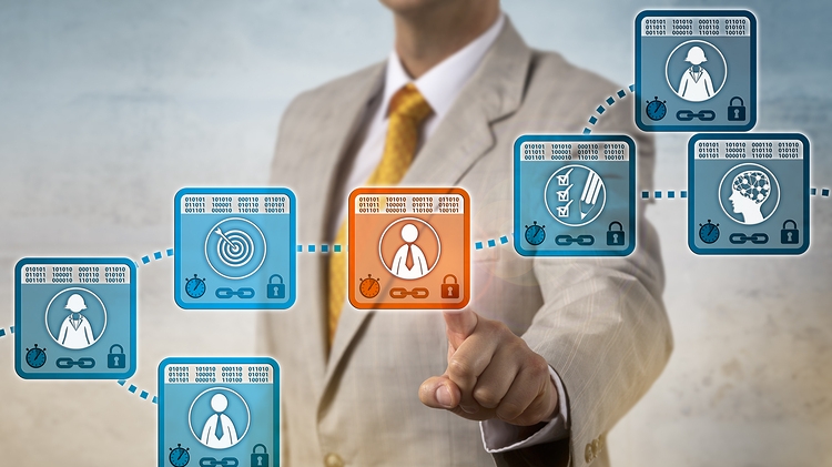 Top executive on a blockchain project