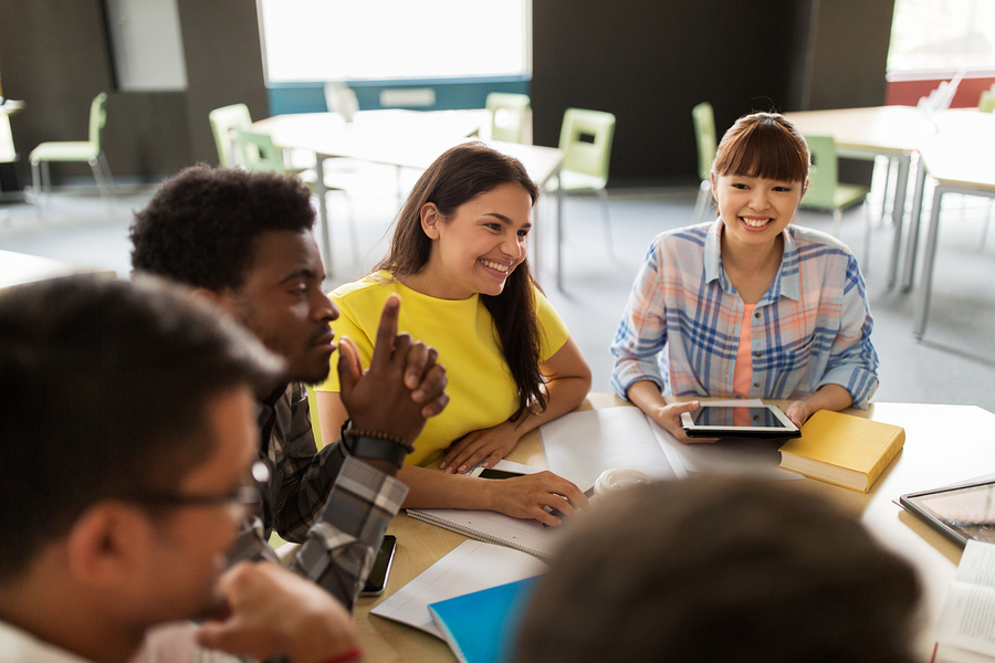 Experts state that as higher education moves away from traditional conference-based lessons, that access to technology is guaranteed and that active learning programs are developed, classrooms will respond more to the needs of real-world work. - Image: Bigstock