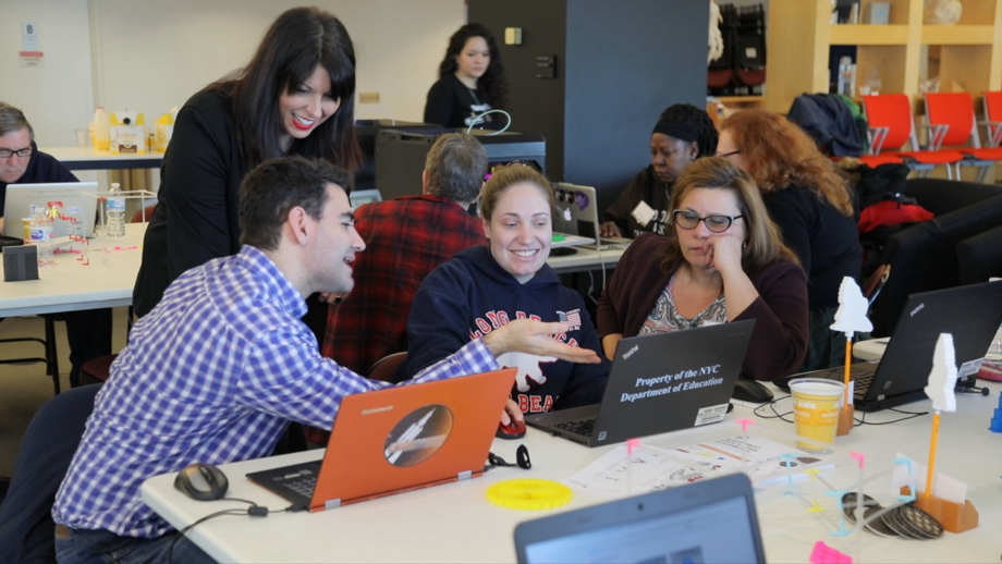 With this online certification program teachers prepare to become 3D printing experts through individual training to develop their 3D printing curriculum and lessons. - Photo courtersy of MakerBot.