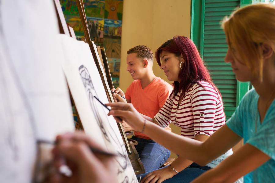 A new study confirms that including arts in the curriculum has measurable benefits that provide compassion, lower discipline rates, and better grades on writing tests. - Photo: Bigstock