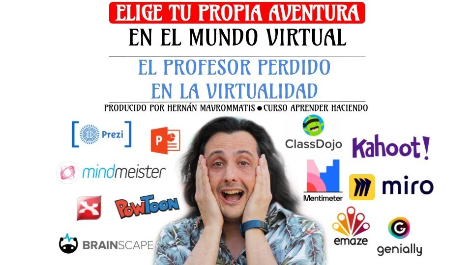 Image 1: The spirit of my foray into the virtual world, its tools, and best practices. The image is an analogy to the famous book series "Choose Your Own Adventure" since 1977.