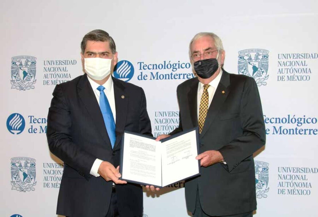 Tec de Monterrey and UNAM Join Forces to Create Research Consortium