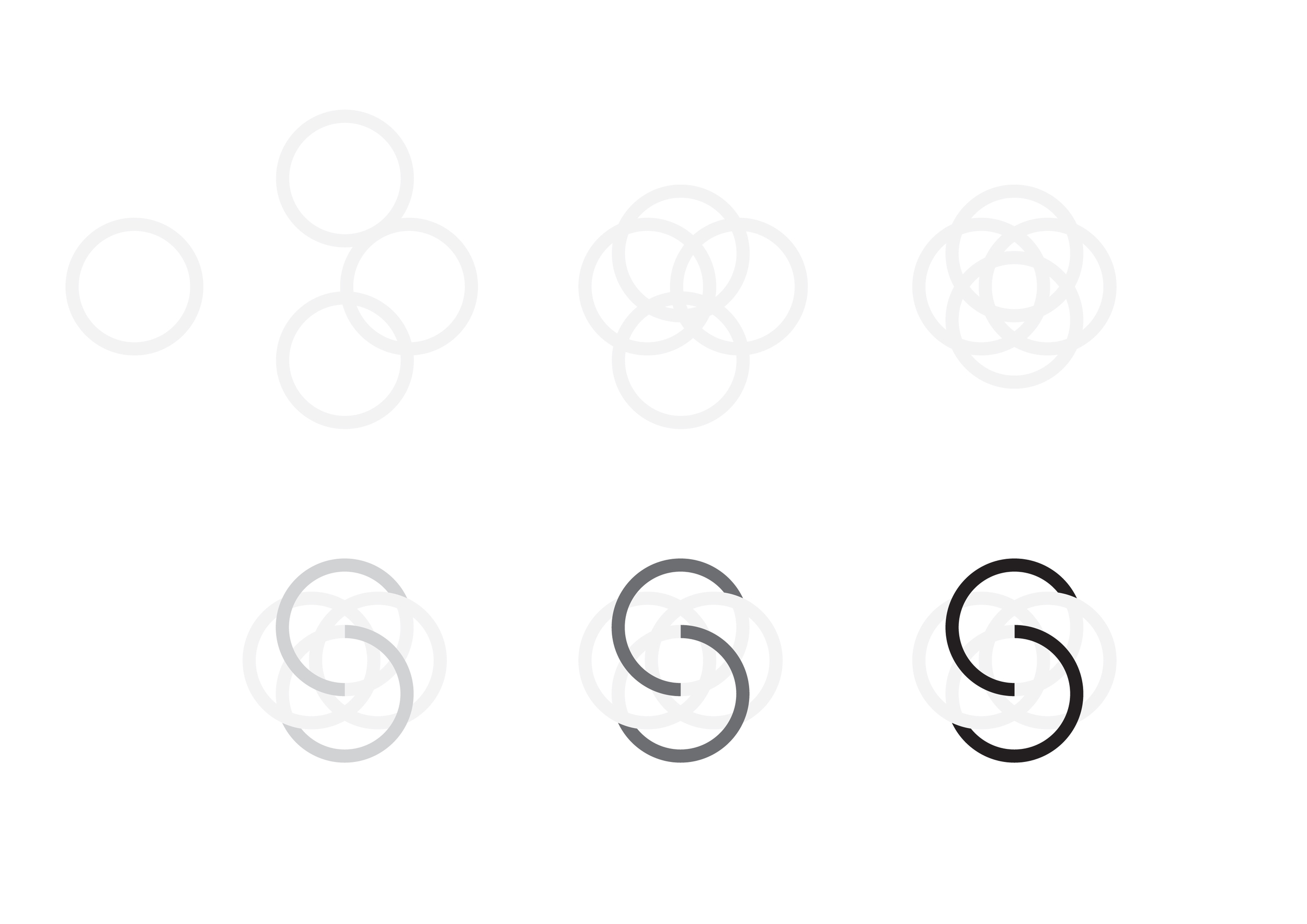 How the sectors of the company merge to form their 'S'