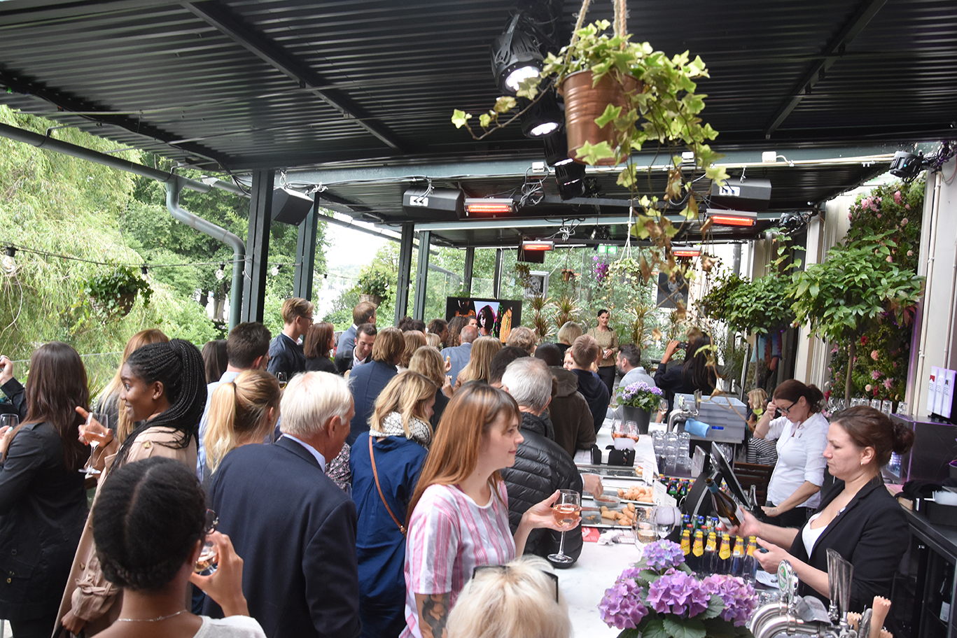 Private View at Berns. Panel discussion with: Malin Fezehai, Photographer Cecilia Chatterjee-Martinsen CEO, WaterAid Sweden Diana Amini Global Manager, H&M Foundation