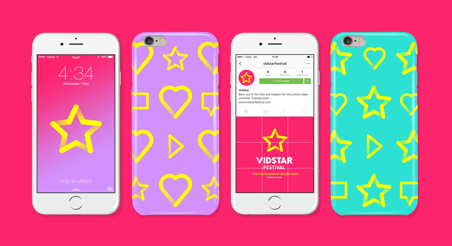 BRAND IDENTITY VIDSTAR FESTIVAL GEEK MEDIA, STOCKHOLM 2016 > FEATURED ON DESIGN WEEK <