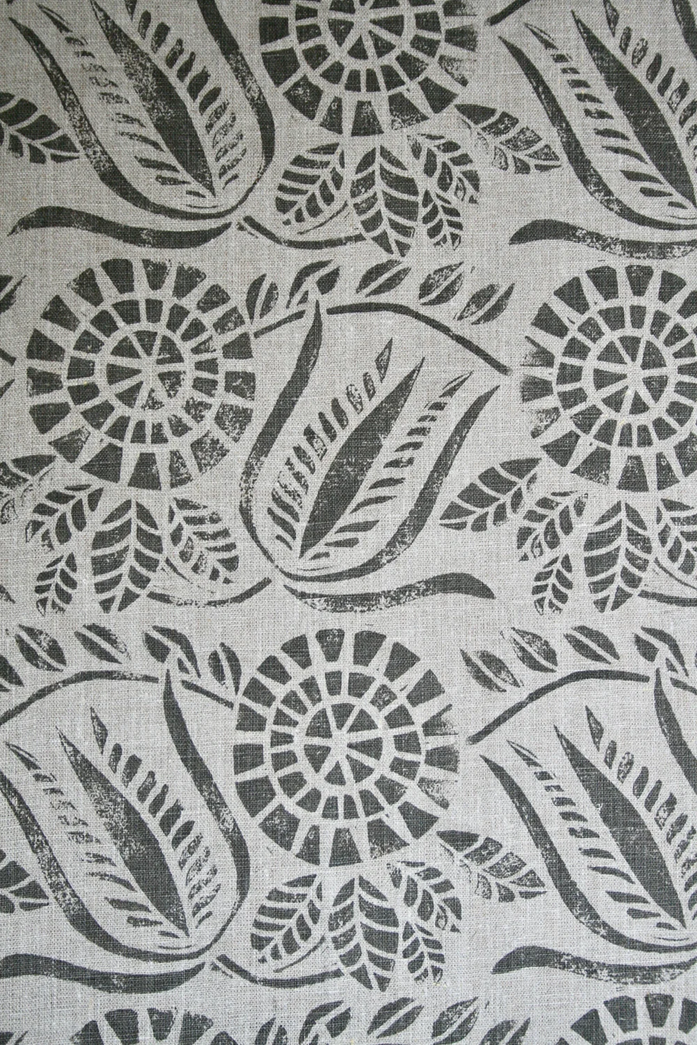 Bloomsbury hand printed linen