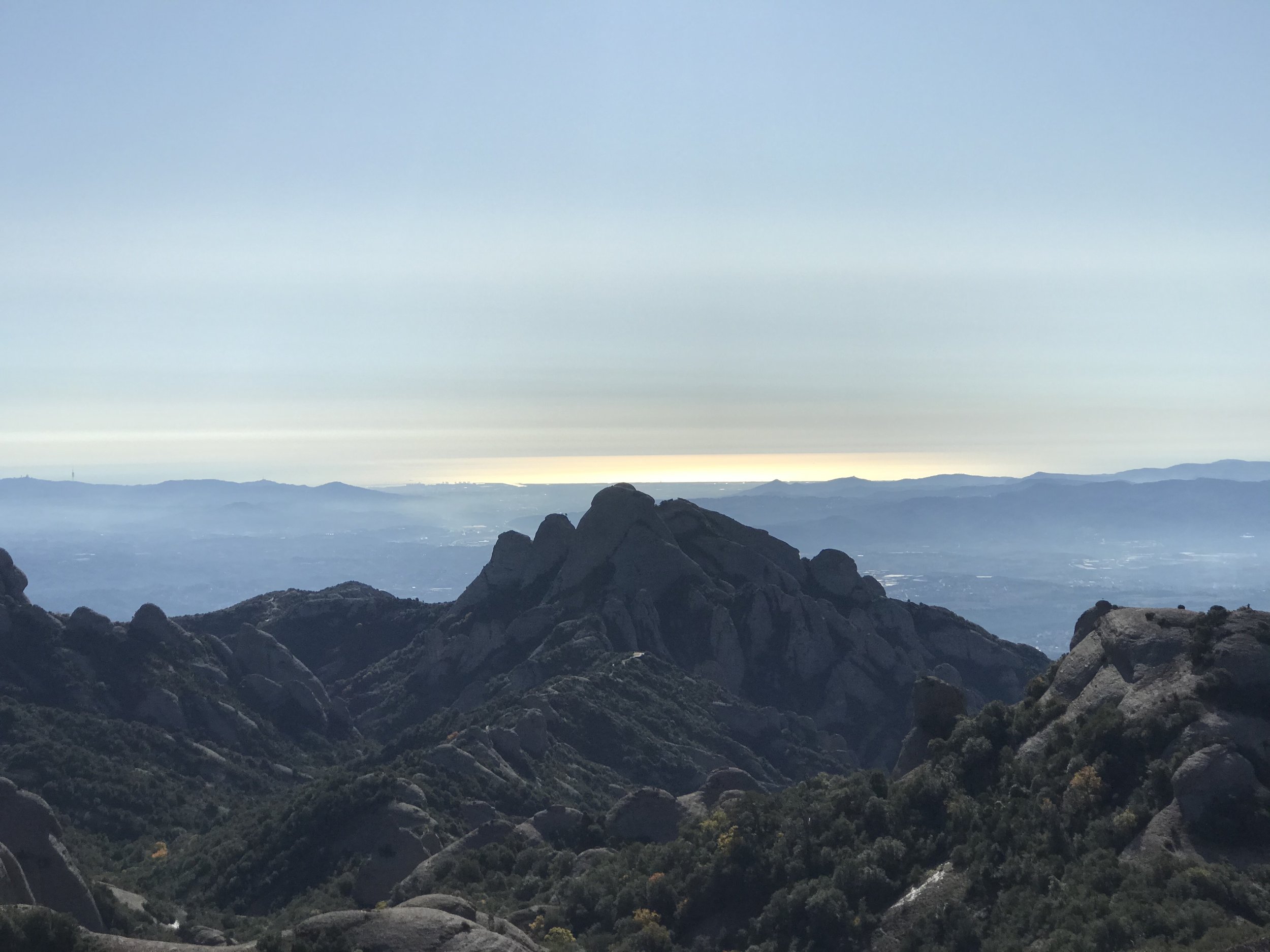 HIKING MONTSERRAT MOUNTAIN, SANT JERONI 1236M