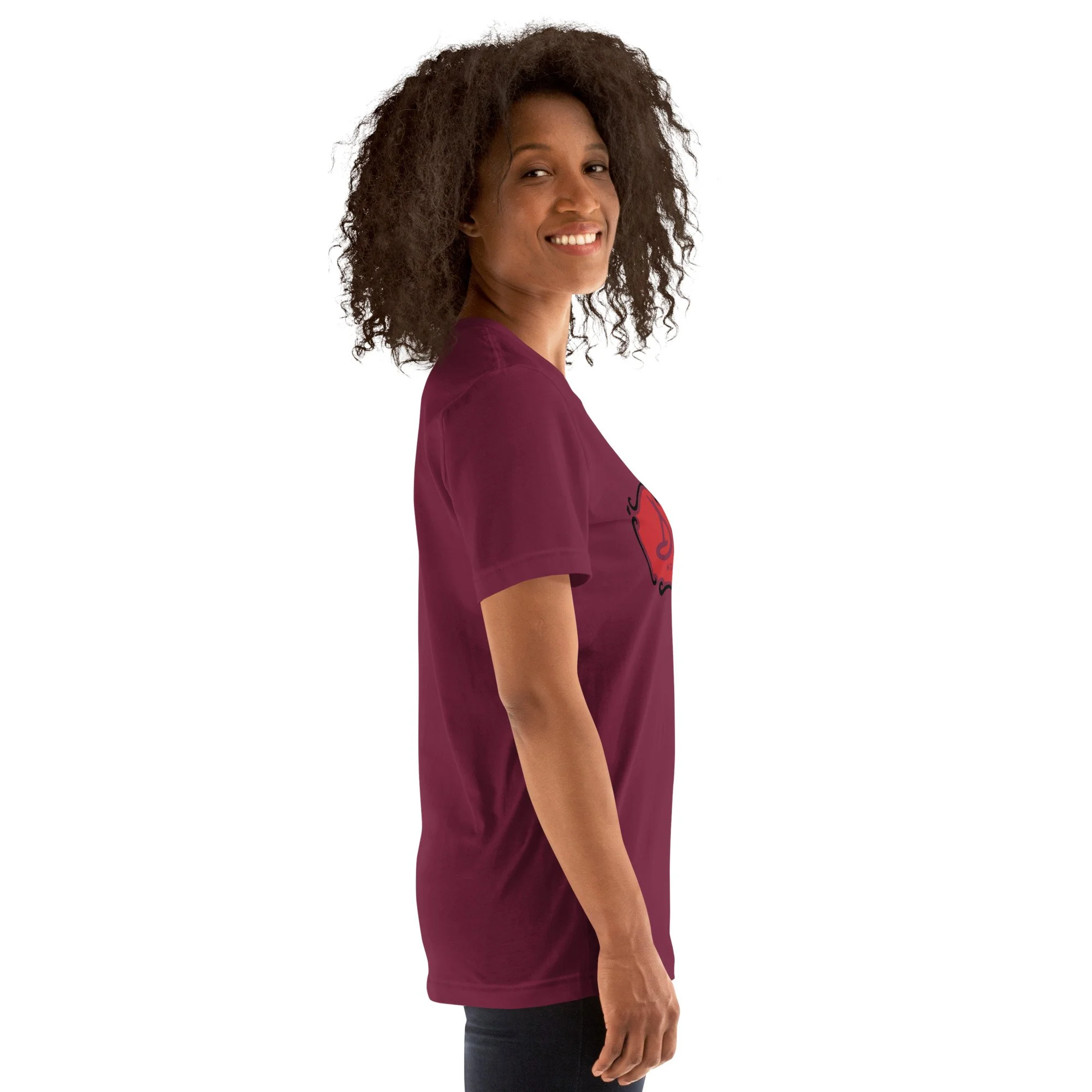 unisex-staple-t-shirt-maroon-right-672bdba427061.jpg