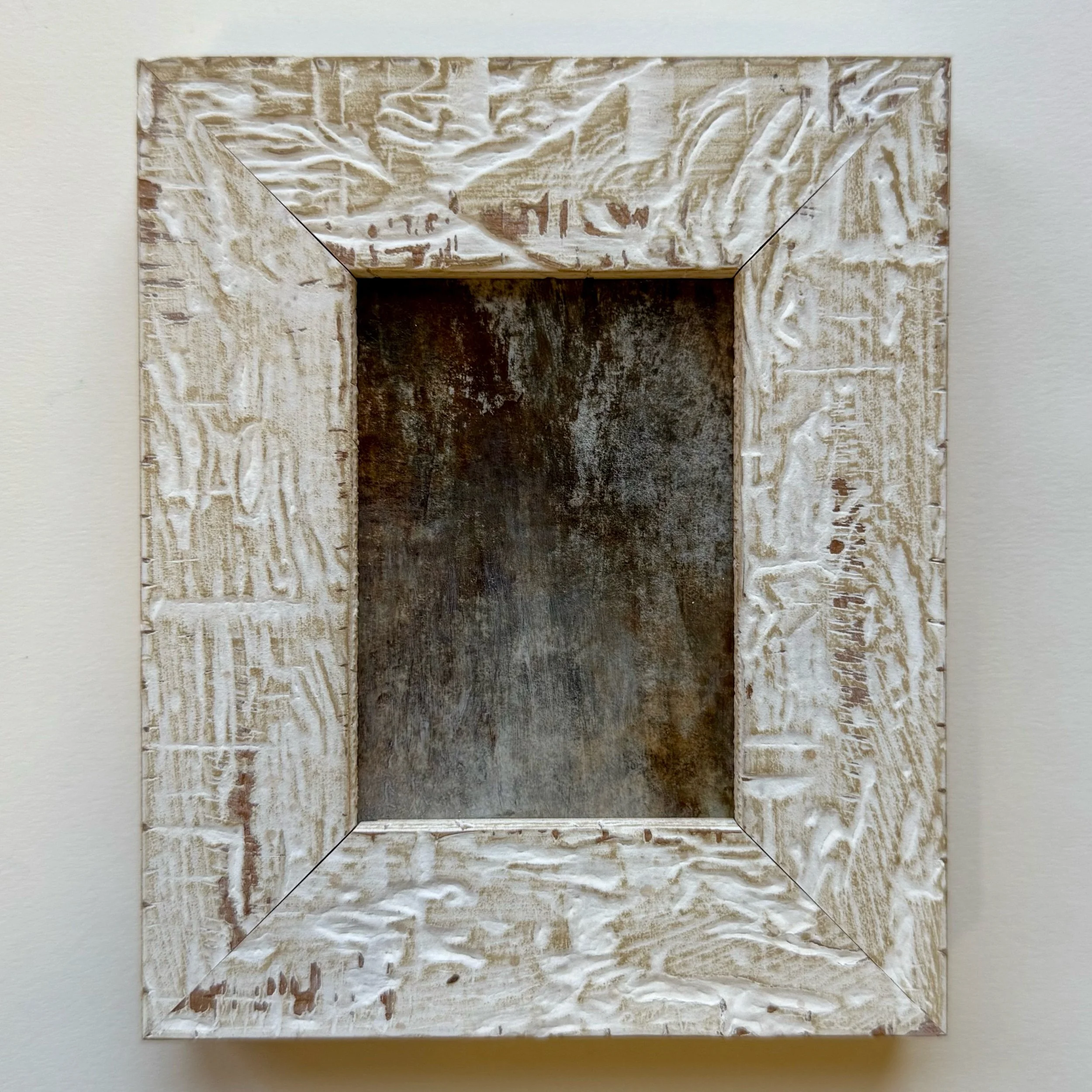  TEXTURED ACRYLIC PAINTING  4 1/2” x 5 1/2”  $130 