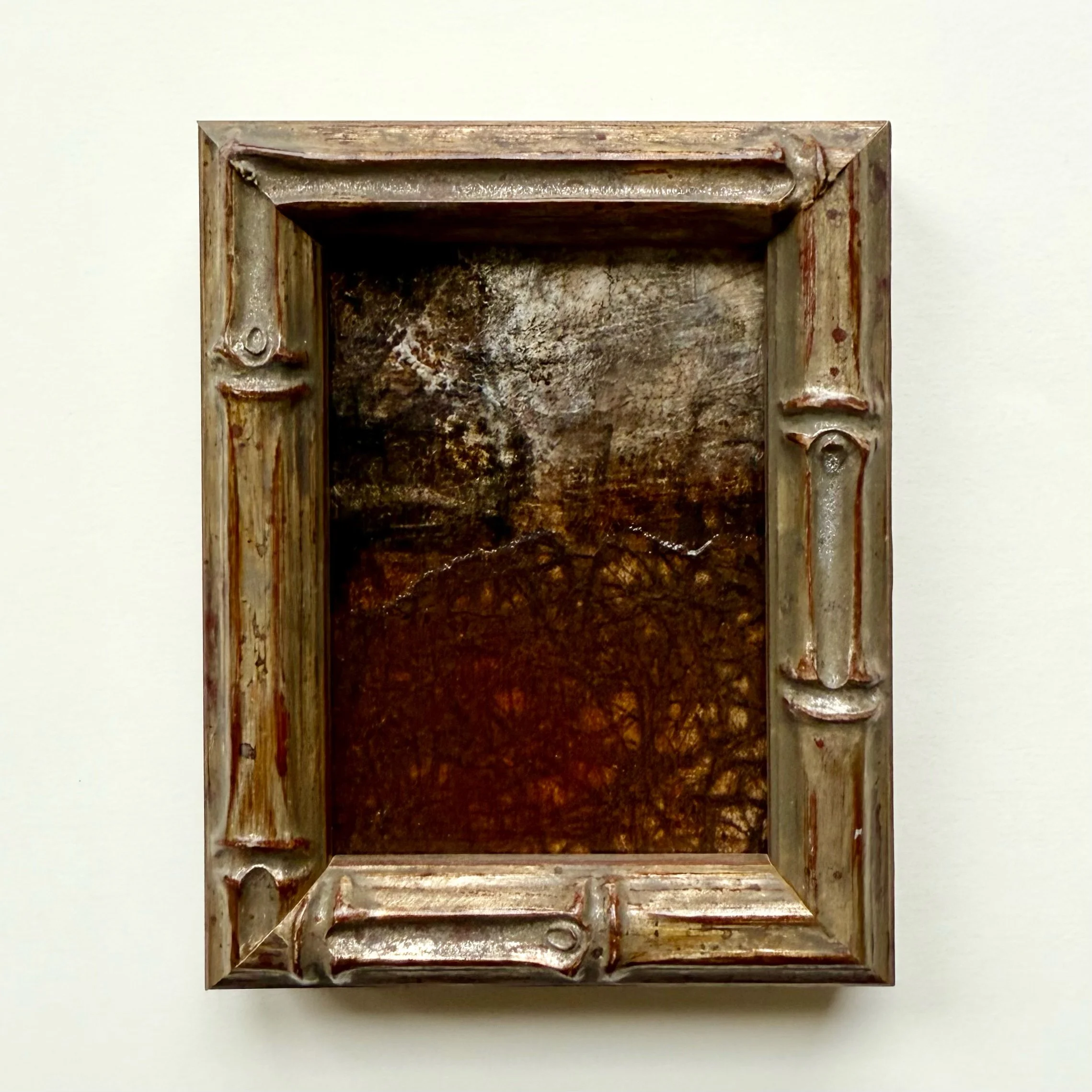  MIXED MEDIA PAINTING  3 1/2” x 4 1/2”  $150   