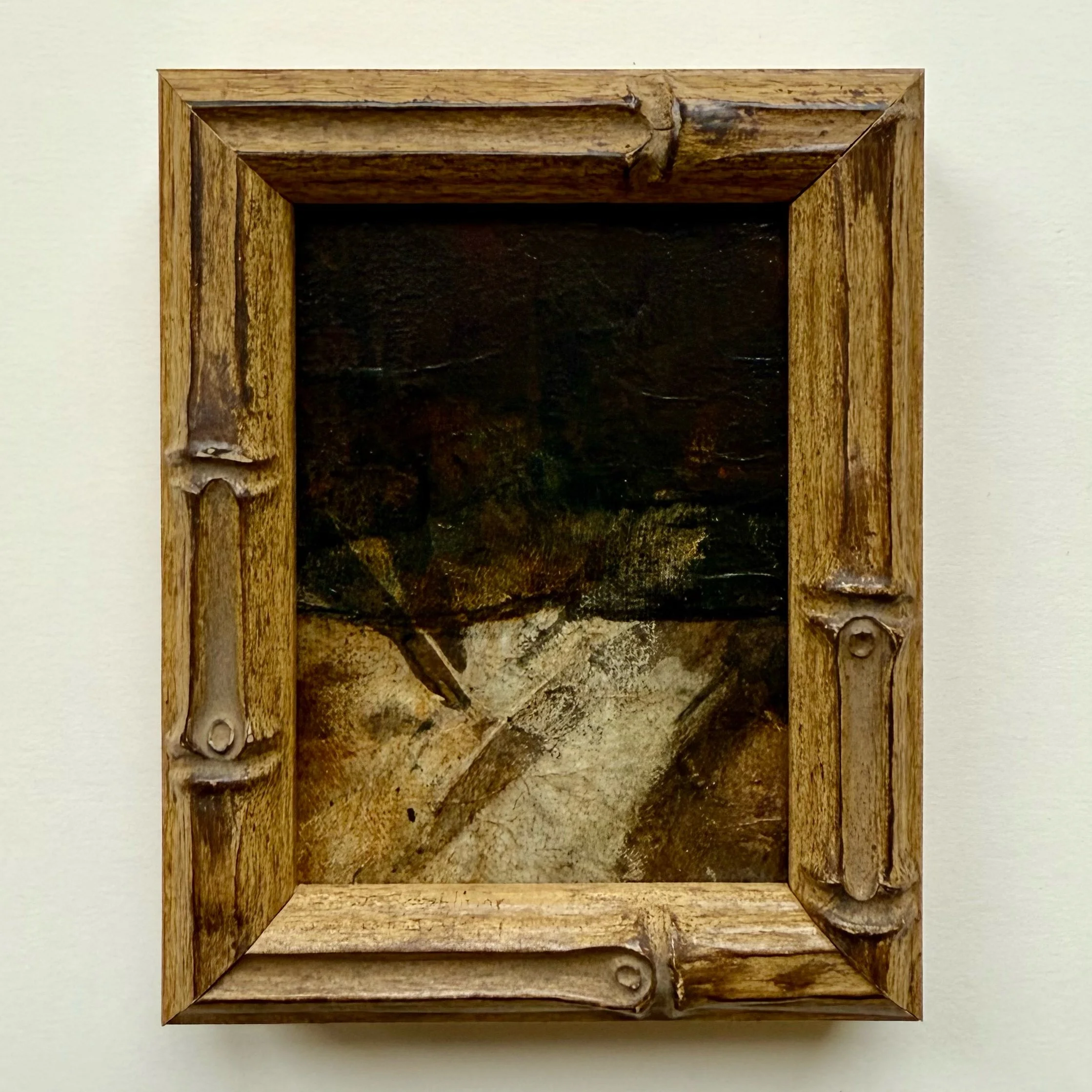  ACRYLIC PAINTING&nbsp;  3 3/4” x 4 1/2”  $130 