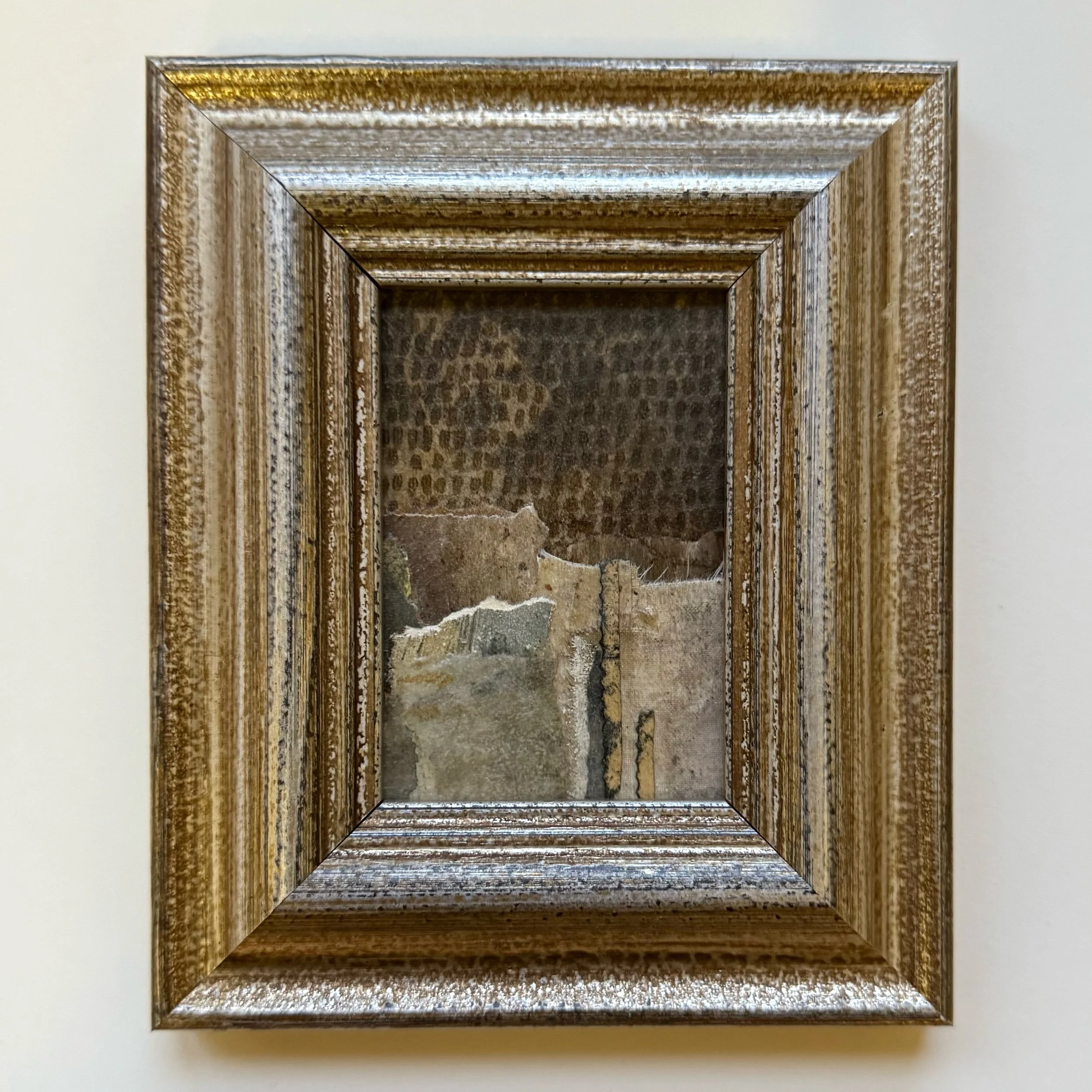  MIXED MEDIA COLLAGE  5” x 6”  $150   