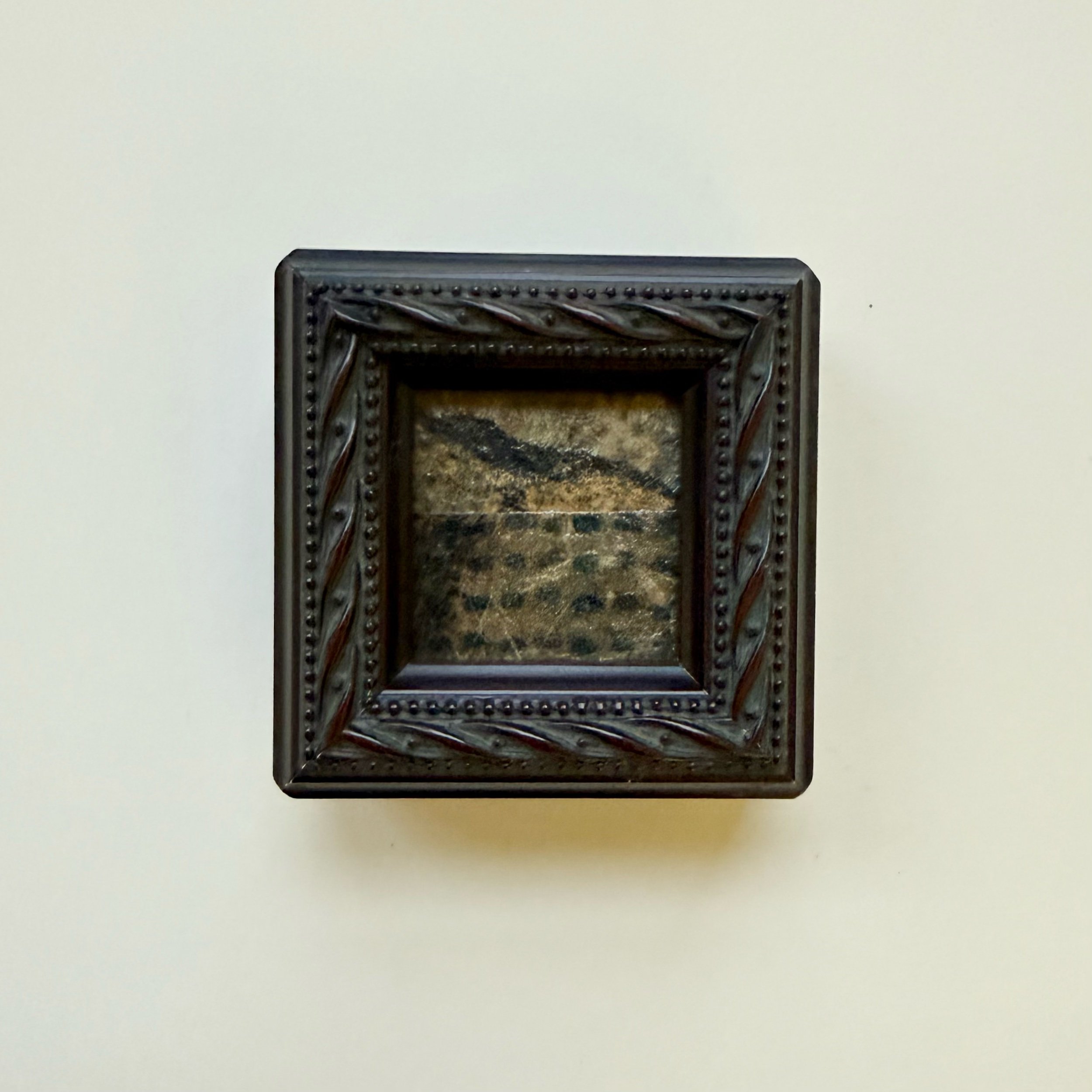  MIXED MEDIA COLLAGE  2 1/4” x 2 1/4”  $80 