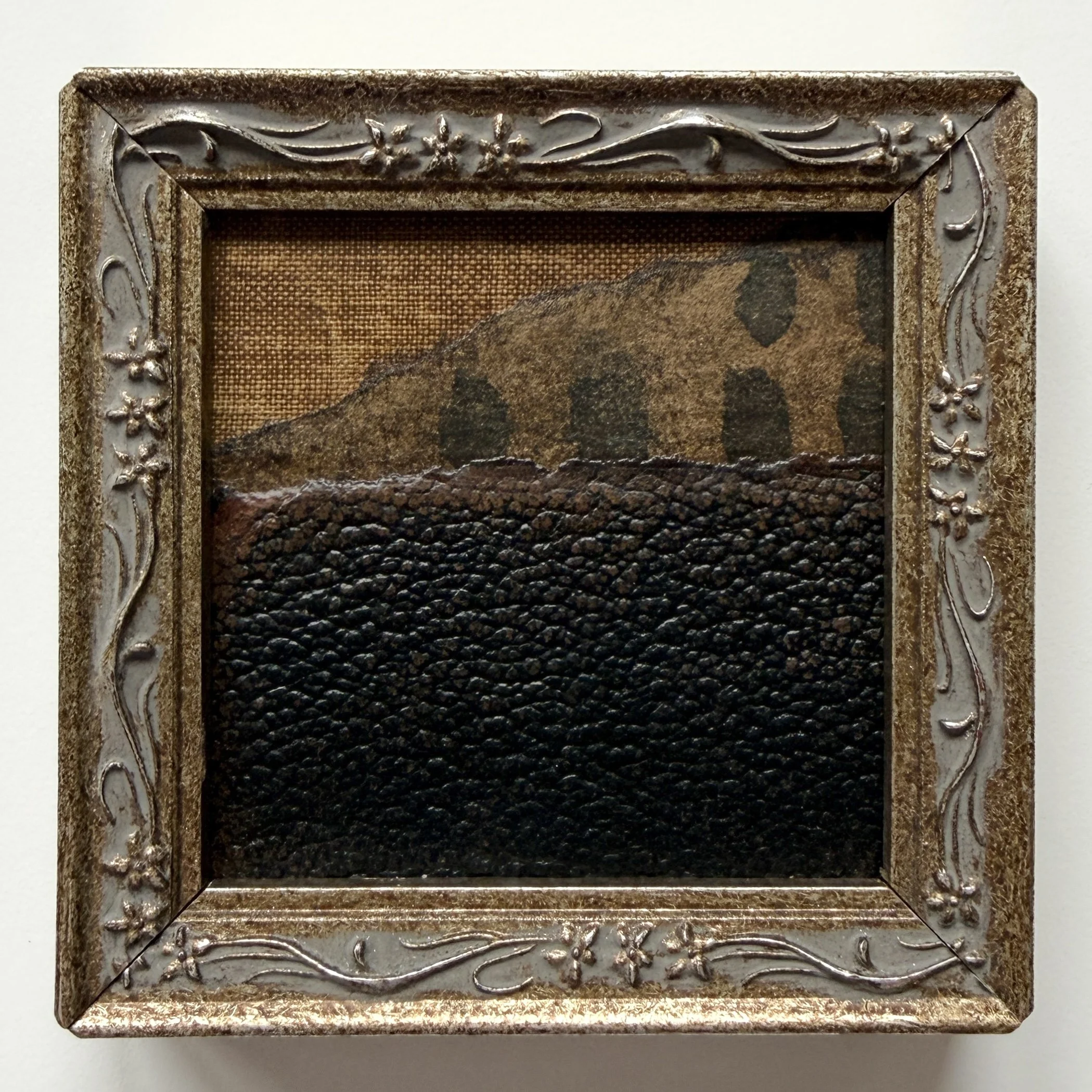  VINTAGE BOOK COLLAGE  3 3/4” x 3 3/4”     