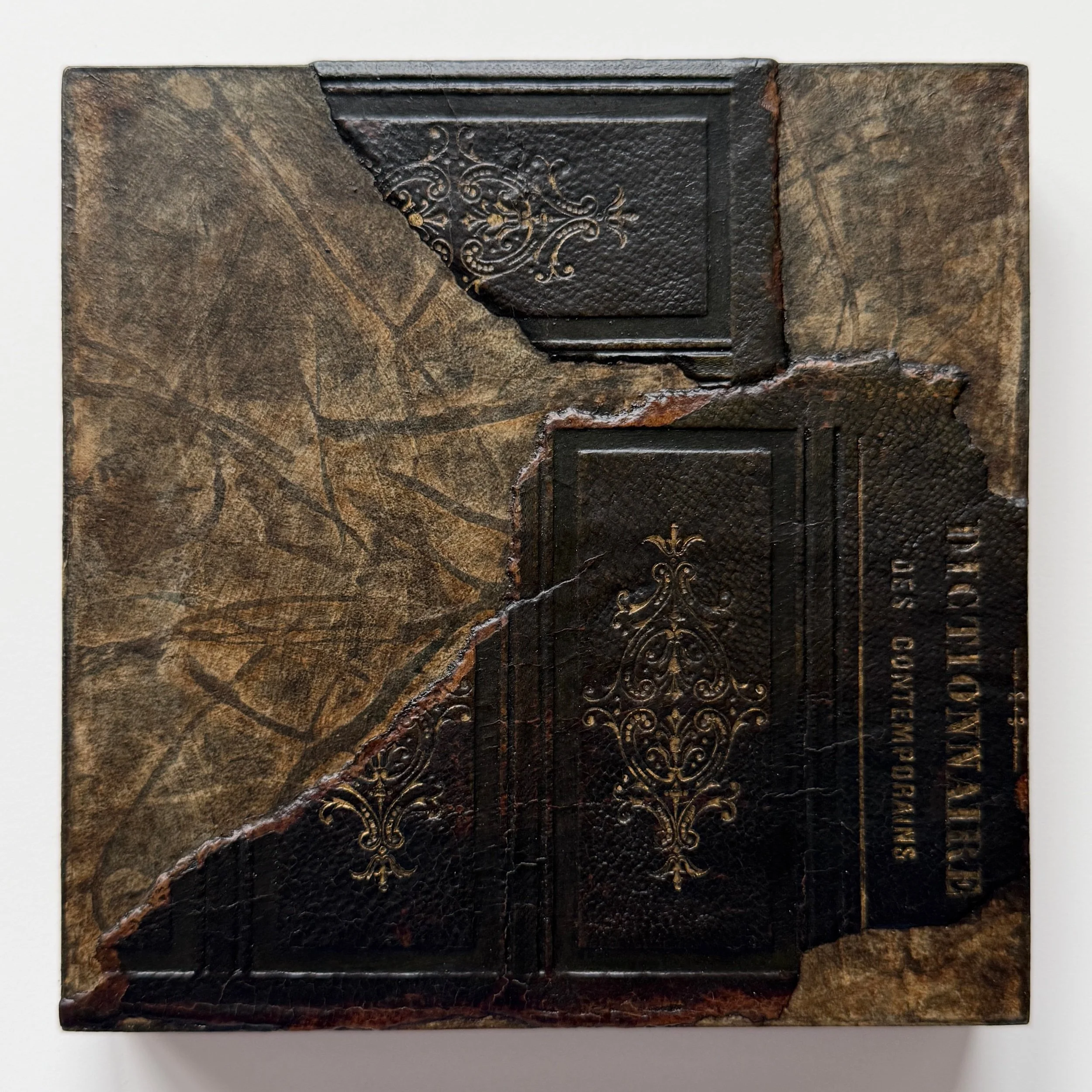  MIXED MEDIA COLLAGE&nbsp;  6” x 6”     