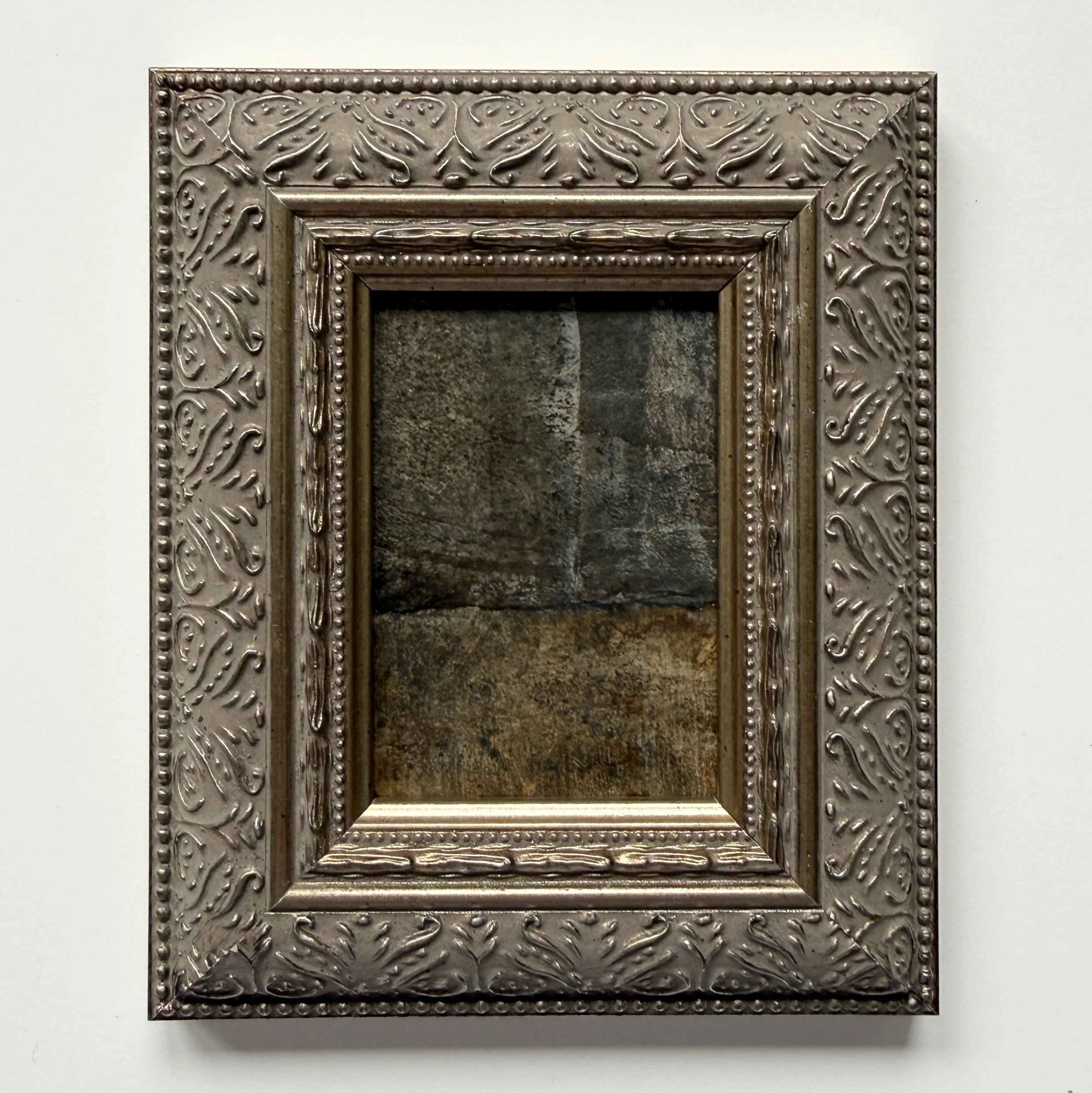  ACRYLIC TEXTURED PAINTING&nbsp;  4 3/4” x 5 1/2” 