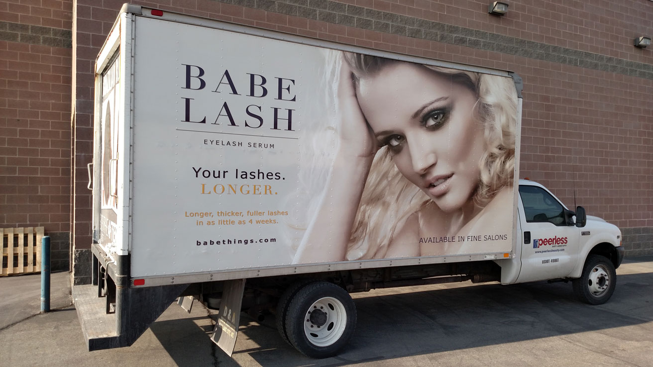 BabeLash Truck Wrap