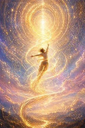  I enter the spiral with trust. I ride the light with grace. I emerge renewed. I am the breath of rebirth. 