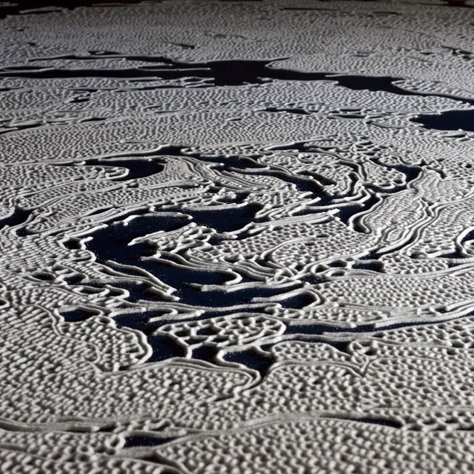 LABYRINTHS OF SALT IN A 13TH CENTURY CASTLE