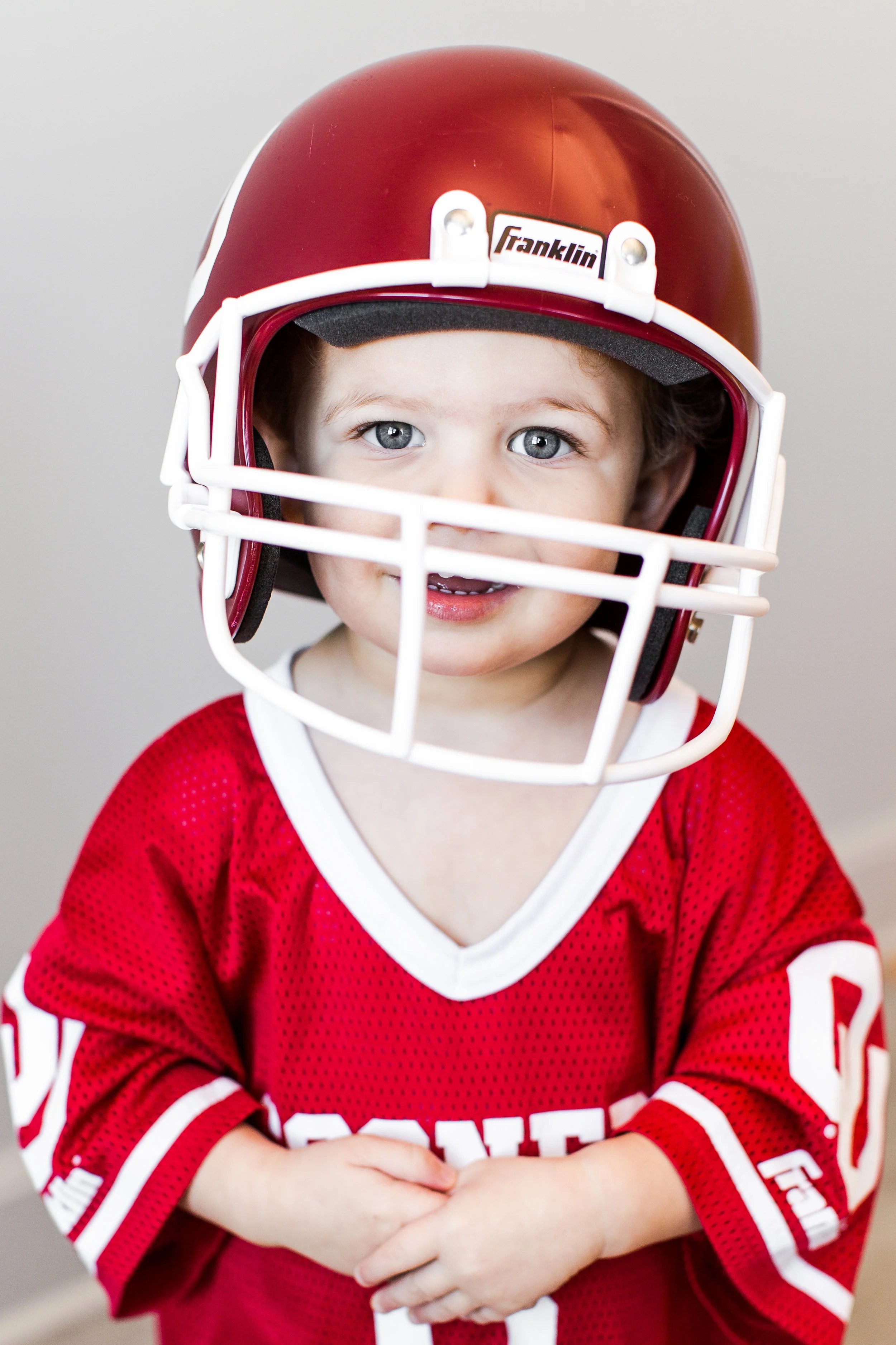 What’s Sam’s favorite sport? "Sam’s favorite sport is football! He’s always running around the house yelling “OU FOOTBALL!” “Touchdown!” and “tackle!”"