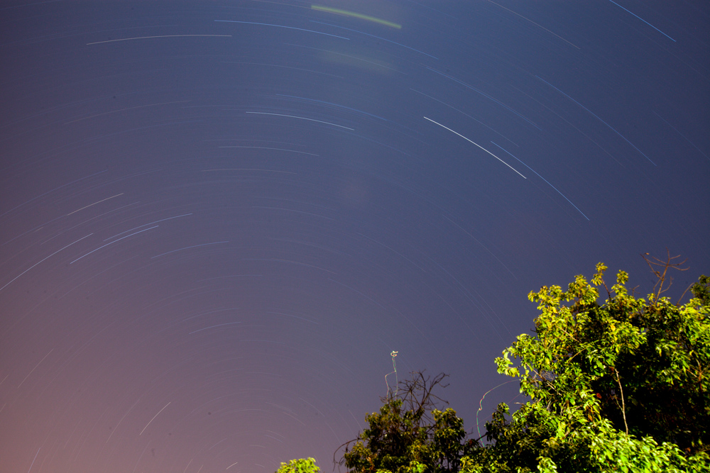 Star trails galore. At one point me and another guy walked down into a riverbed, it felt like our hands were going to freeze off as we gathered extra wood for the fire. That mission didn't last too long.