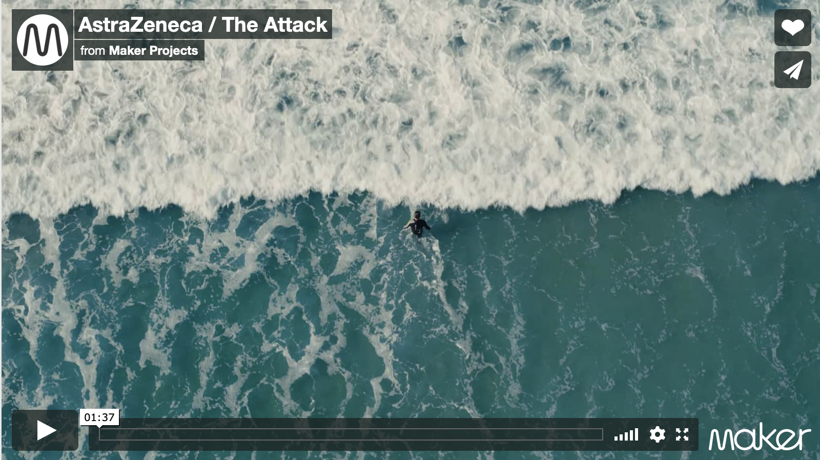 Screenshot from AstraZeneca, ‘The Attack’