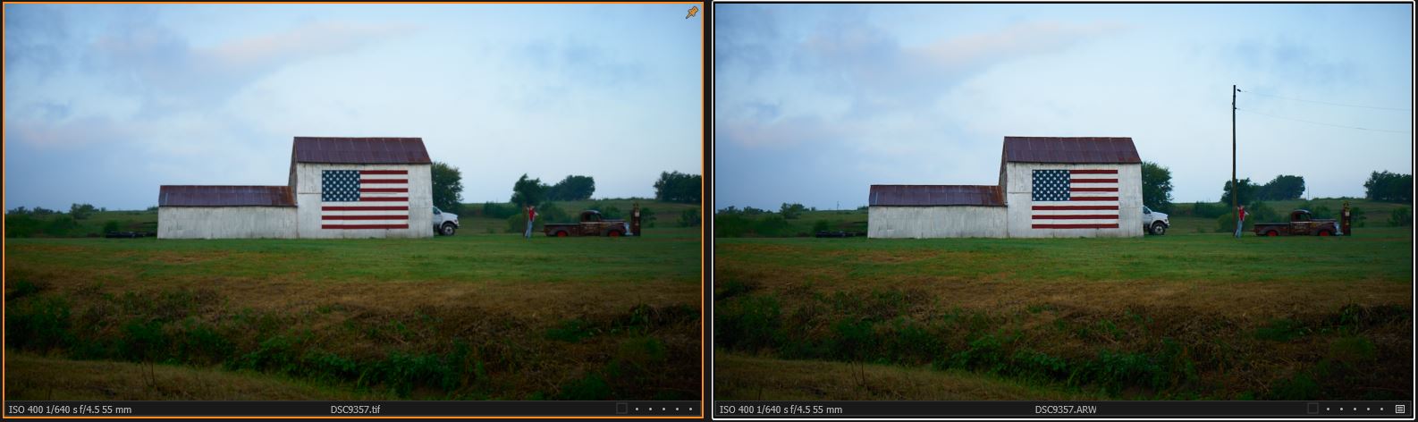 removal of telephone pole/wire