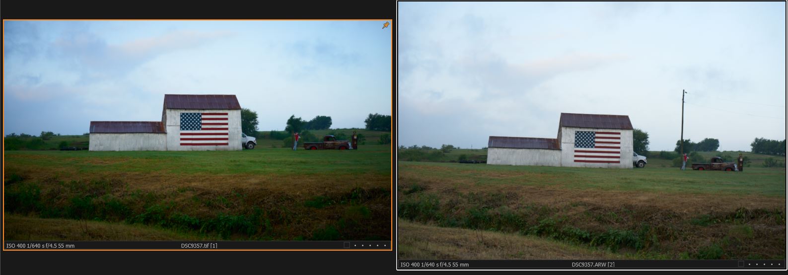 variant left vs original right