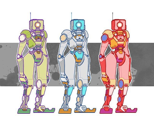 Some early robot sketches from our first few months of prototyping 🤖