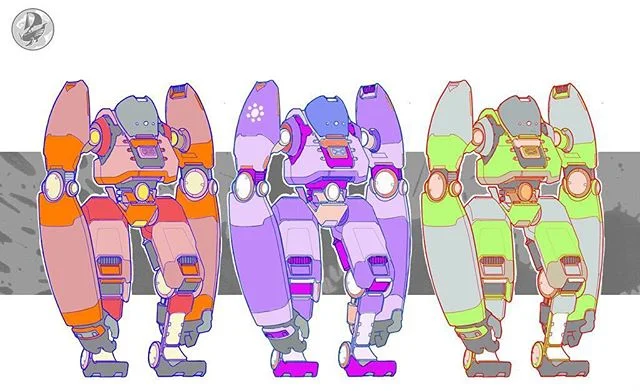 Moar robot sketches!