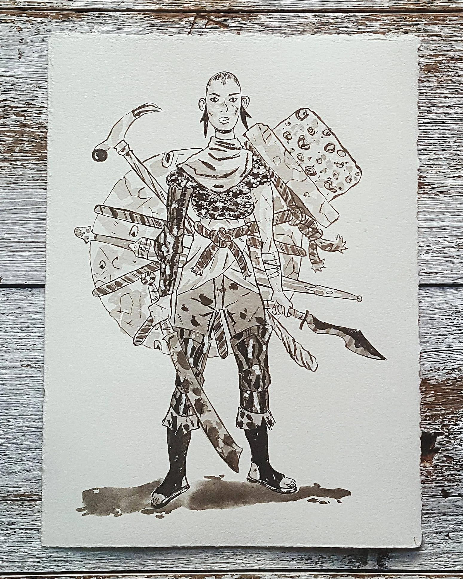 A Knight a Day No. 4, Lera the Rogue - After deserting the army because of its uselessness, she founded a guild of mercenaries, head hunters, and rangers whose purpose is to track and kill the parties of pirates and raiders who terrorize the countryside.