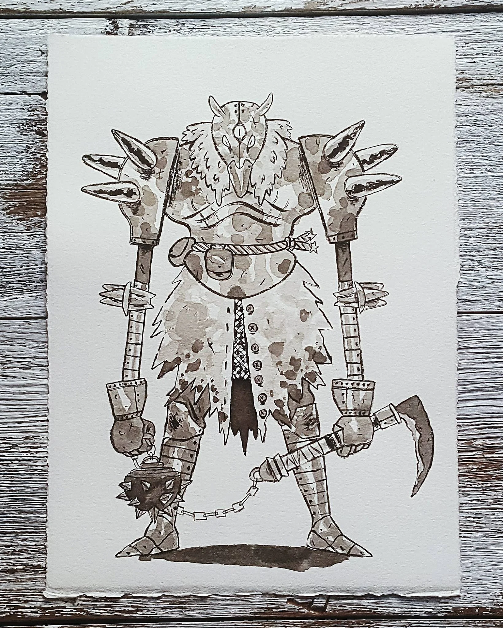 A Knight a Day No. 6, Knight Slayer - A strange, three-eyed warrior who wanders the world, testing his might by defeating the most highly regarded knights in the land.