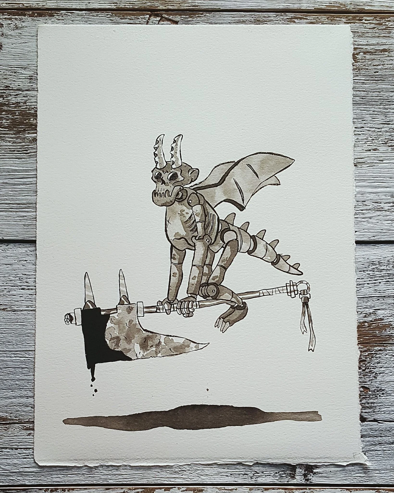 A Knight a Day No. 10, War Doll: Demon - Another doll created for battling.