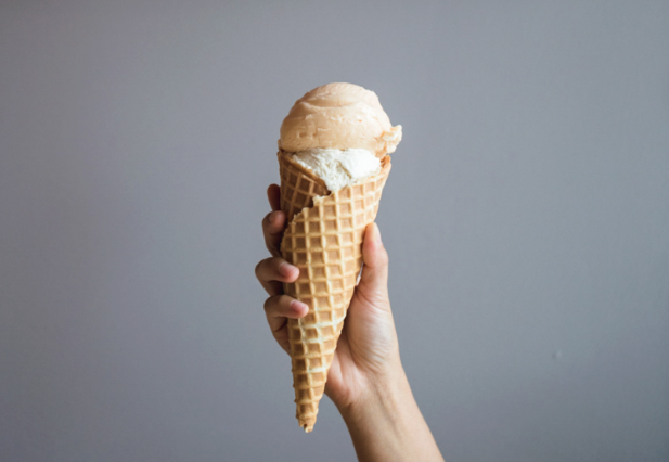 The One Shop You Can order a Black Olive Brittle and Goat Cheese Ice Cream Cone At