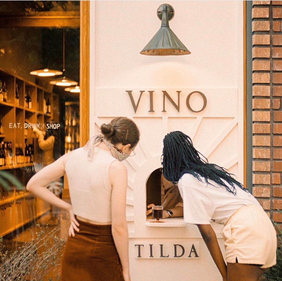 When life hands you lemons... you know the drill. When life hands you COVID, make a walk up wine window 😍🍷. Thanks for providing our outdoor wine needs @tildawine. 
.
.
.
.
.
.
.
.
#losangeles #lalife #folkla #instalosangeles #thehappynow #thelittl