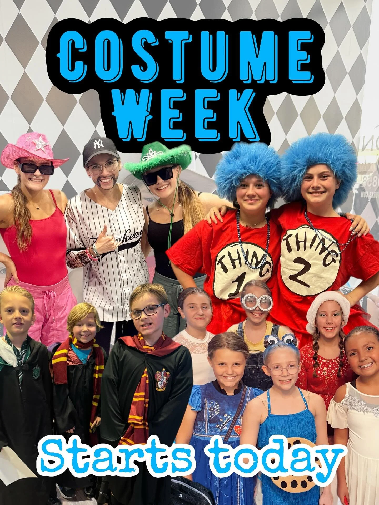 Costume Week starts today! ππΌπ Wear your Halloween costume to class today through October 30th!  The studio will be closed on Halloween (10/31). We can’t wait to see all the spooky, sparkly fun! π»β¨