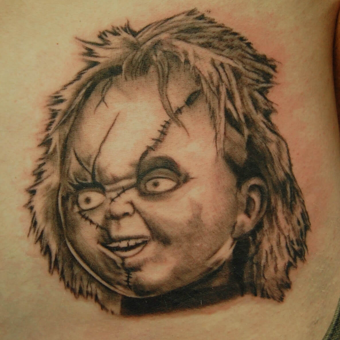 Horror Temporary Tattoo Bloody Chucky from Childs Play Scary Skull  Halloween  eBay