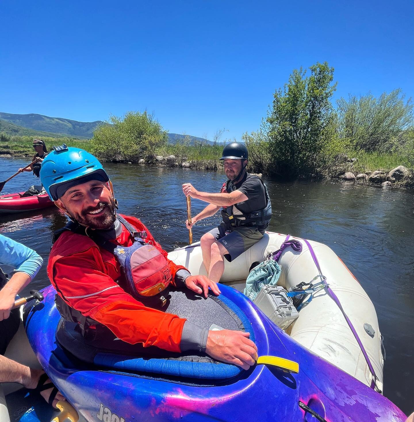 Happy Birthday to our fearless leader! 
&bull;
May we continue to support you in the shop and down the river! 
&bull;
Thanks for being one awesome boss! 
&bull;
#bambooisbetter #birthdayboy #boatsonboats #thedreamteam #herestoanotheryear #cheesin